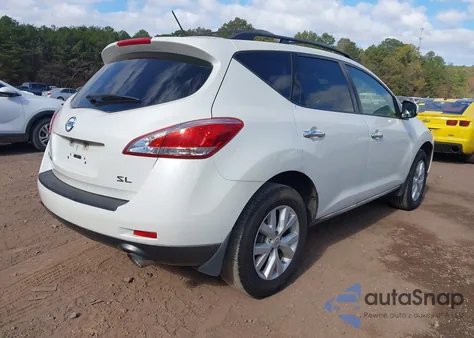 2012 Nissan Murano Sl from USA, damaged, VIN JN8AZ1MU0CW117936